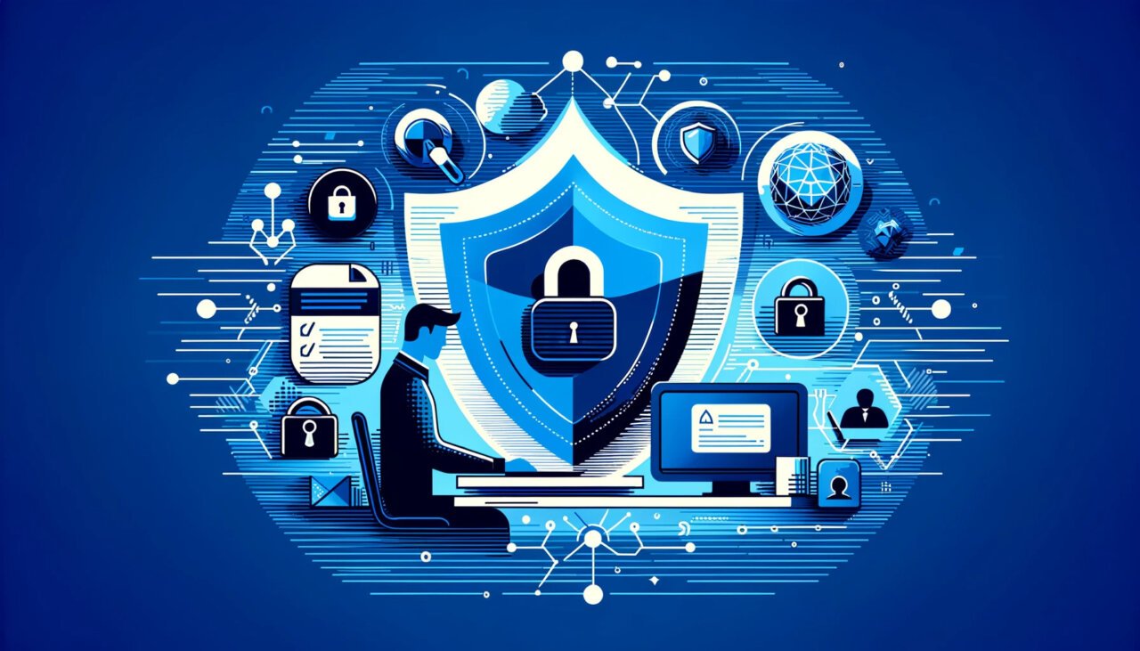 Cybersecurity illustration