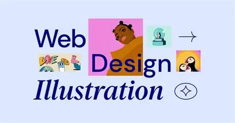 Web design illustration